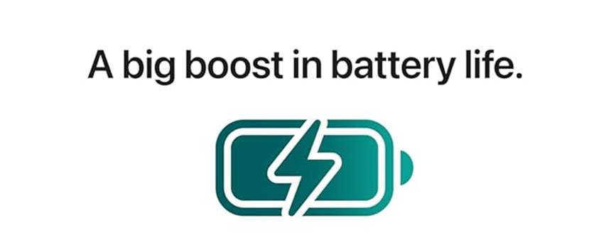 a big boost in battery life